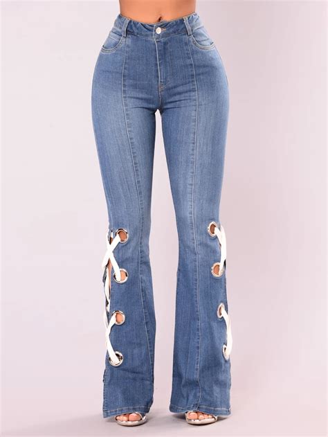 jeans with split|jeans with split at bottom.